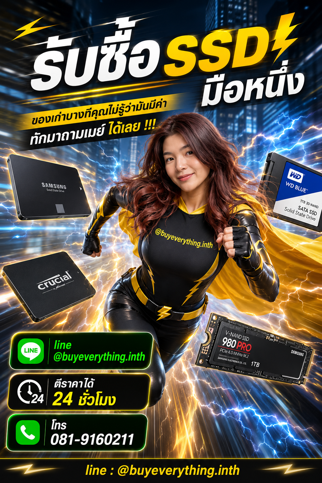 รับซื้อ SSD ให้ราคาดีที่สุดแล้ว เชื่อเมย์สิ