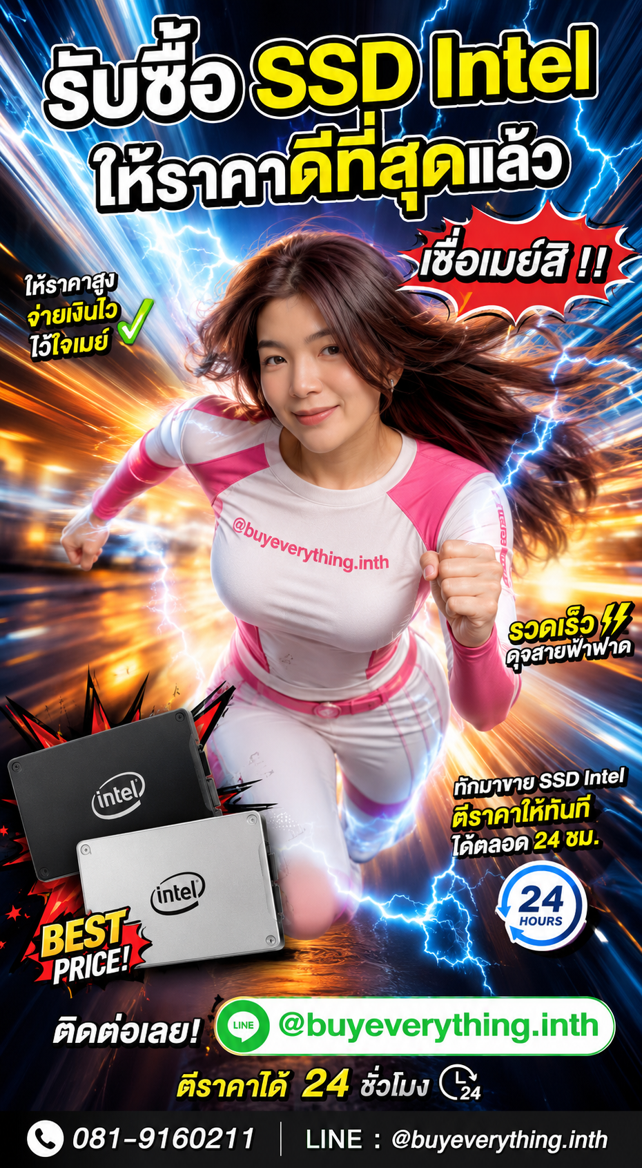 รับซื้อ SSD Intel รับซื้อไม่จำกัดชิ้น ตีราคาไว 24 ชั่วโมง