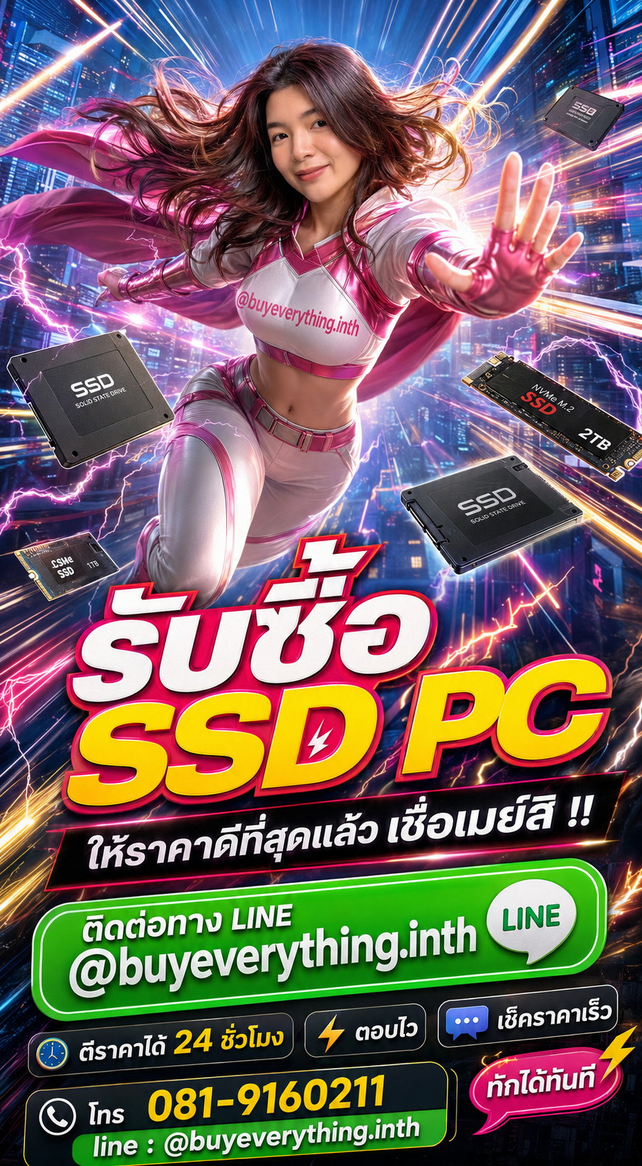 รับซื้อ SSD PC ติดต่อง่ายตอบเร็ว ตอบทุกคำถาม