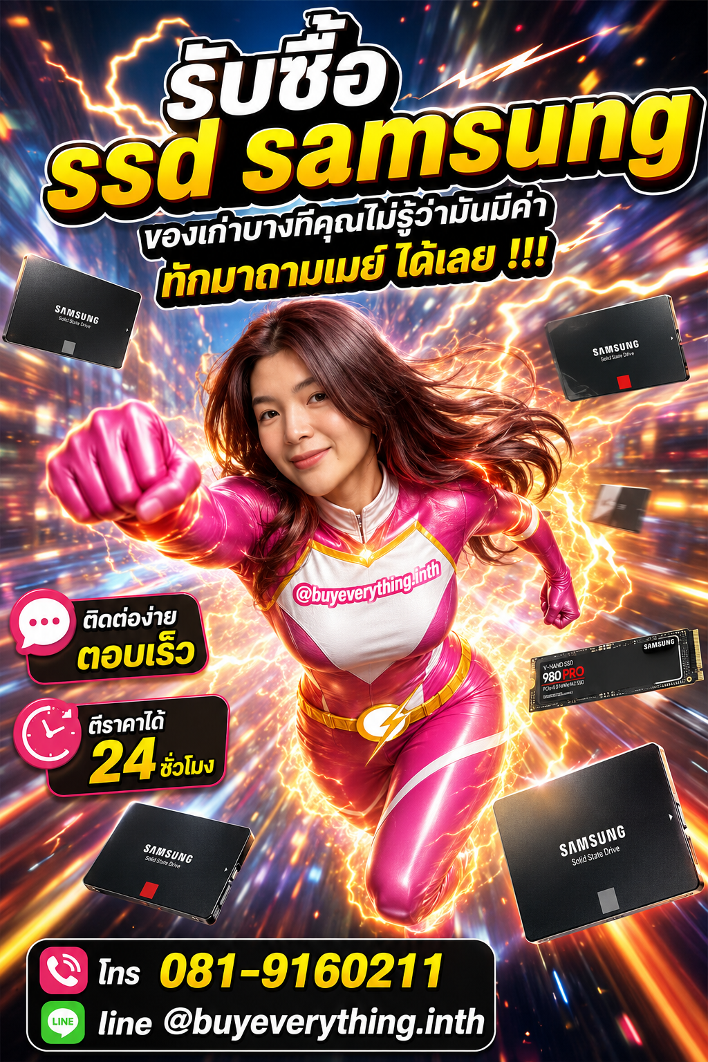 รับซื้อ SSD Samsung ให้ราคาดีที่สุดแล้ว เชื่อเมย์สิ