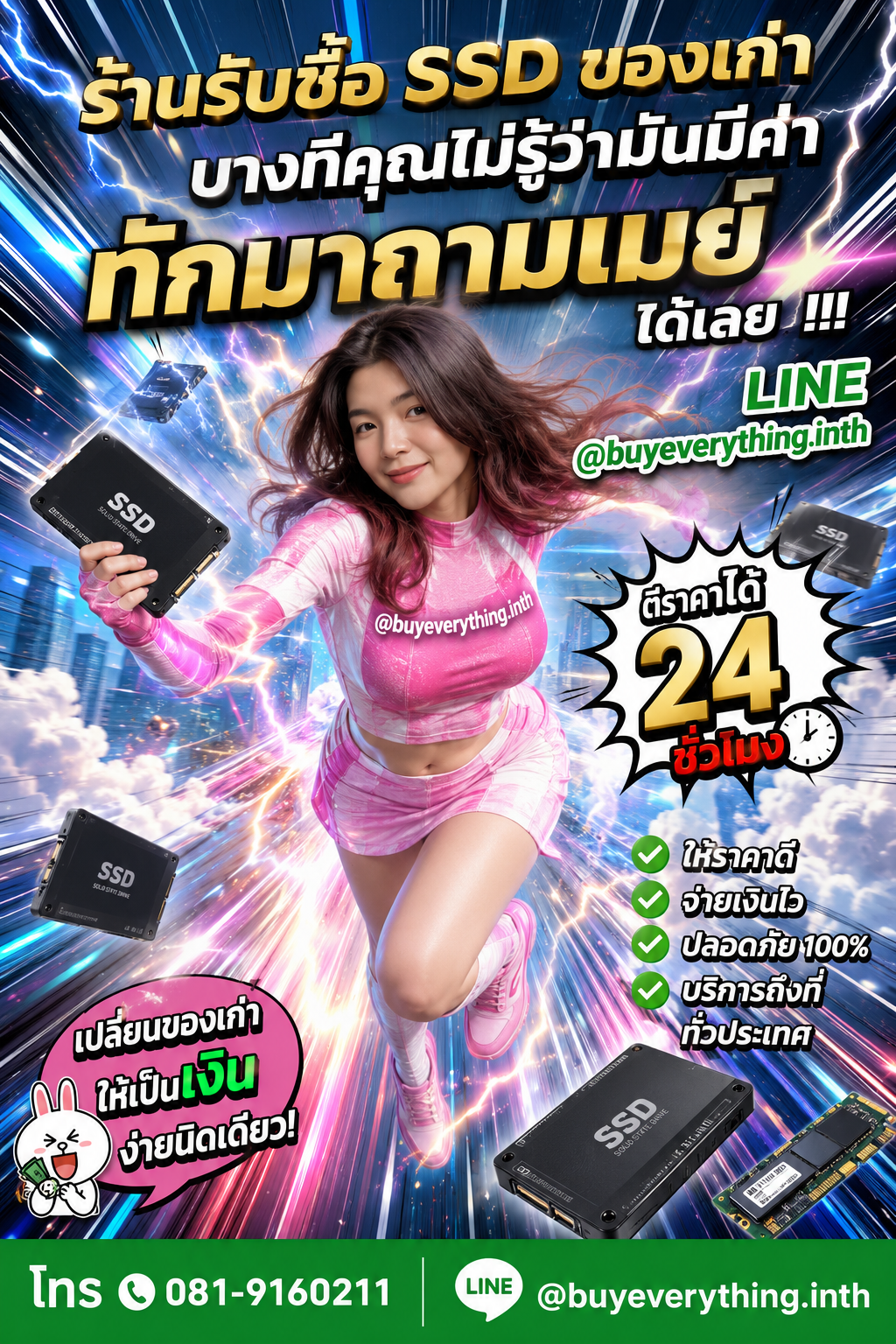 ร้านรับซื้อ SSD ให้ราคาดีที่สุดแล้ว เชื่อเมย์สิ